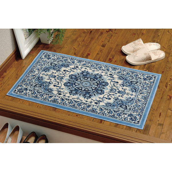 ベルギー製なめらかタッチマット  ブルー