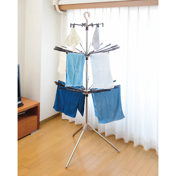 アルミ　パラソル型物干しスタンド