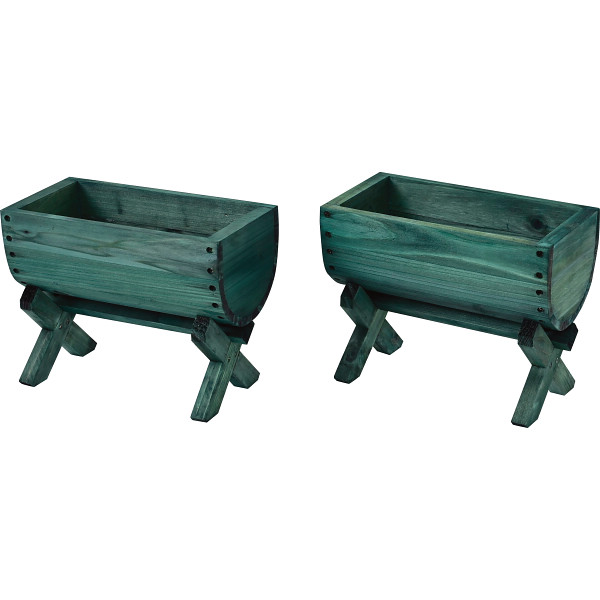 木製プランター（２個組）