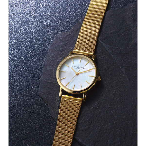 日本製グランジュール　リストウオッチ  ゴールド