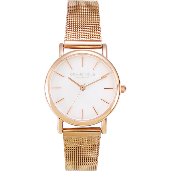 日本製グランジュール　リストウオッチ  ピンクゴールド