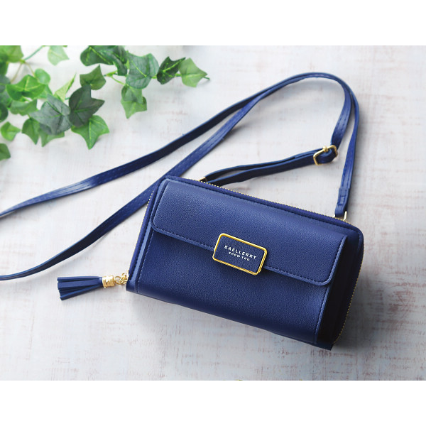 ロレッタルル　タッセルチャーム　スマホショルダー（お財布機能付き）　