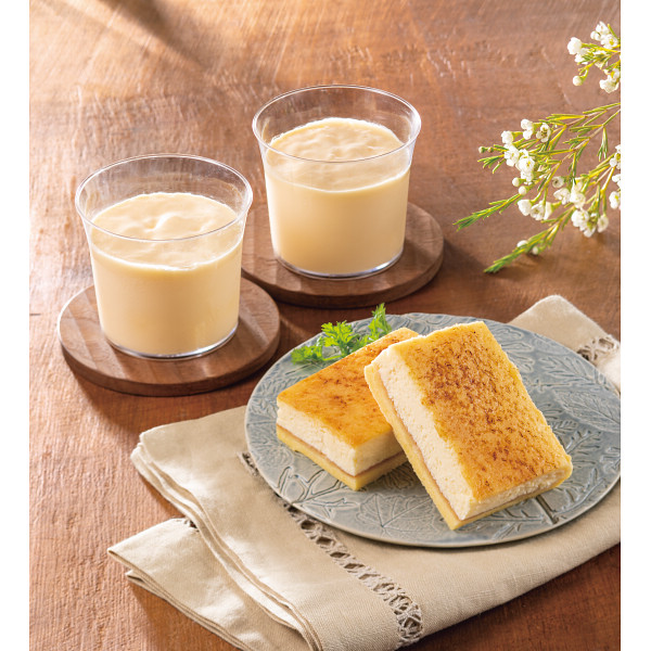 「乳蔵」北海道プリンと焼きプリンケーキ