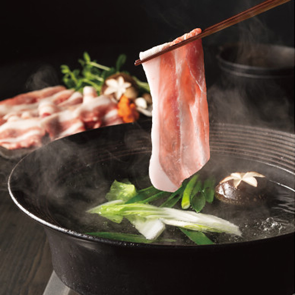 庄内豚　バラ・モモ　しゃぶしゃぶ用（計３５０ｇ）