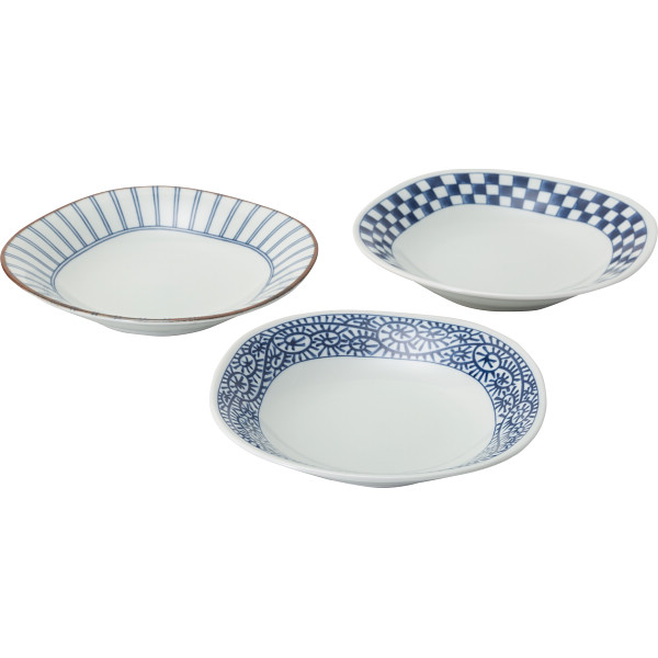 藍屋　多用皿トリオ