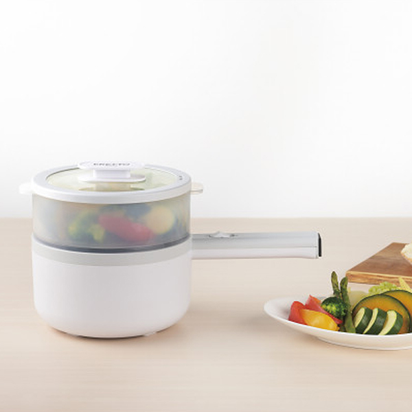 エレット　蒸し器兼用電気片手鍋１８ｃｍ