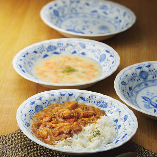 ロイヤルオニオン　オーバルカレー皿４枚セット