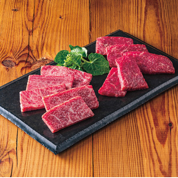 東北産黒毛和牛　モモ又はカタ・肩ロース　焼肉味くらべ（計８３０ｇ）