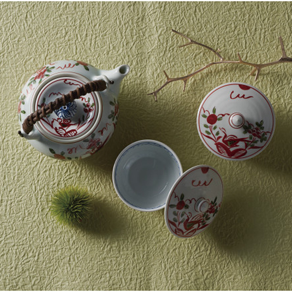 波佐見焼　古伊万里写し絵　１０客番茶器揃