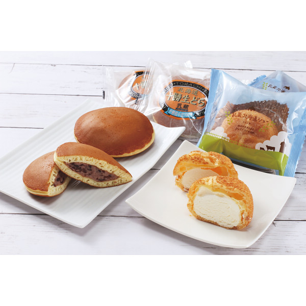 「乳蔵」 北海道十勝生どら＆シュークリーム