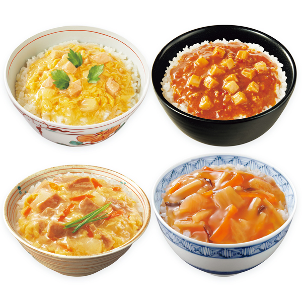 マルハニチロ　４種のレトルトどんぶり詰合せ（２０食）