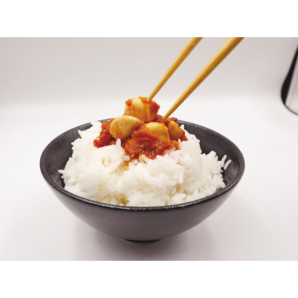 炭火焼肉たむらのお肉の入ったにんにく肉味噌