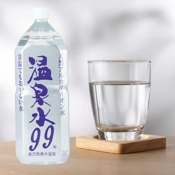 天然アルカリイオン水　温泉水９９　（２Ｌ×６本）