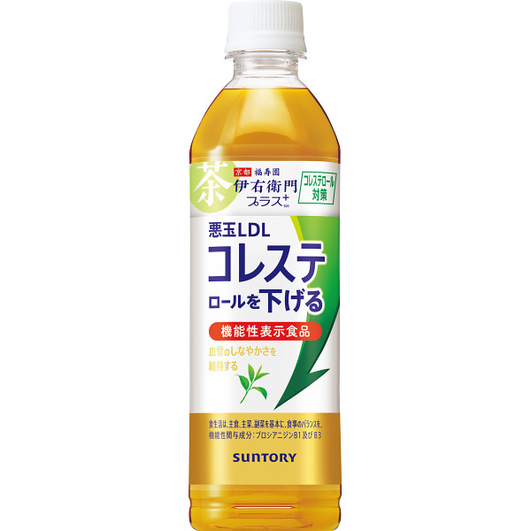サントリー　伊右衛門プラス　コレステロール対策５００ｍｌ（２４本）（機能性表示食品）