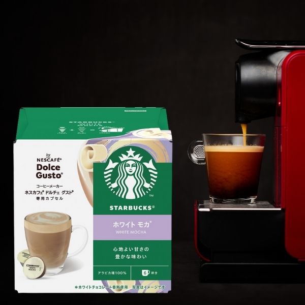 スターバックス　ホワイト　モカ　ネスカフェ　ドルチェグスト専用カプセル（１２Ｐ）