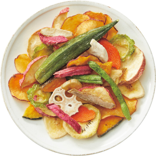 乳酸菌入り　野菜果物チップス