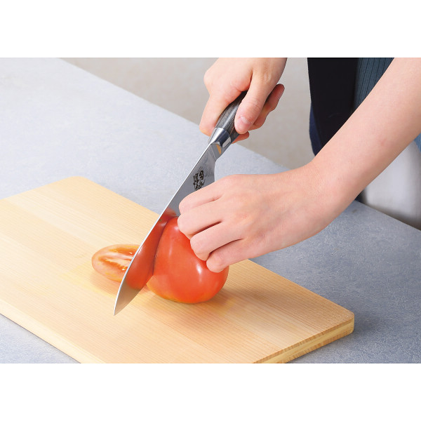 煌刃乃波　ダマスカス三徳包丁