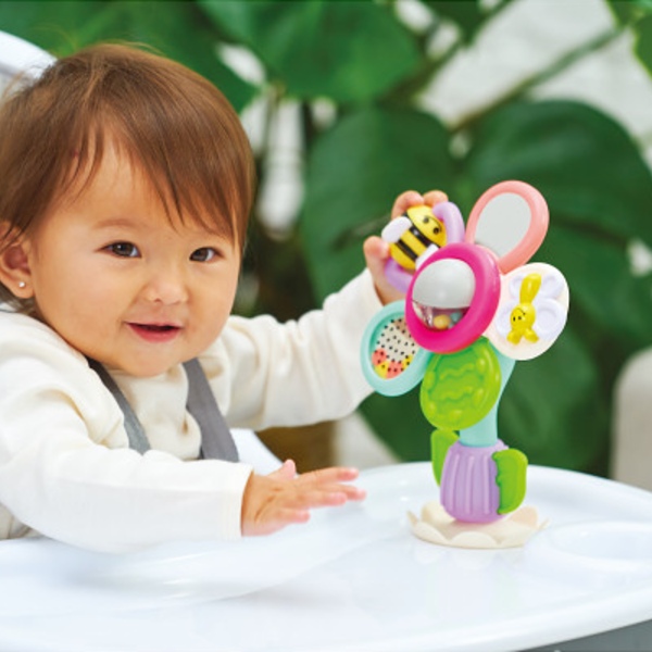 ＶＩＴＡテーブルチェア＆インファンティーノ　スピンアクティビティフラワー ブラック