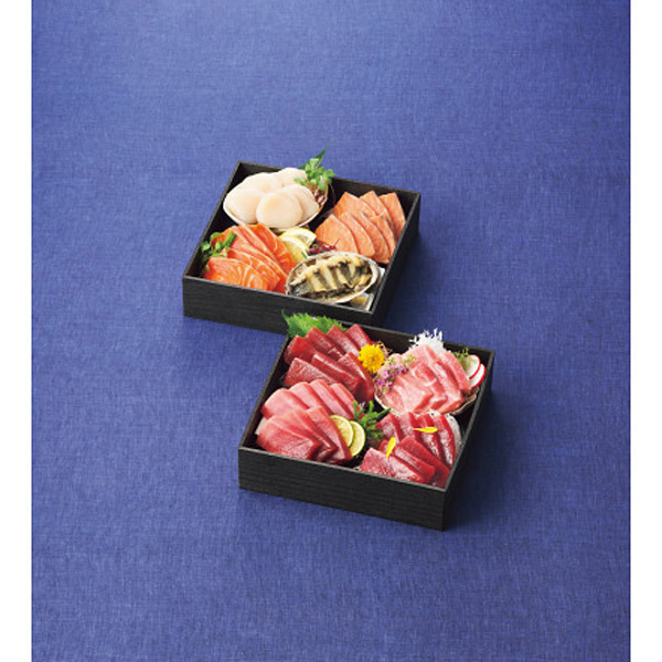 雫監修　天然マグロのお刺身セット　一段重