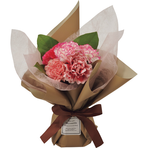 5/12まで申し込み可　【母の日専用】長﨑堂　母の日カステーラとスタンディングブーケのセット