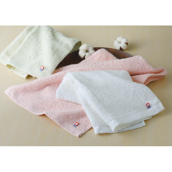 やさしいたおる　フェイスタオル３枚セット　A