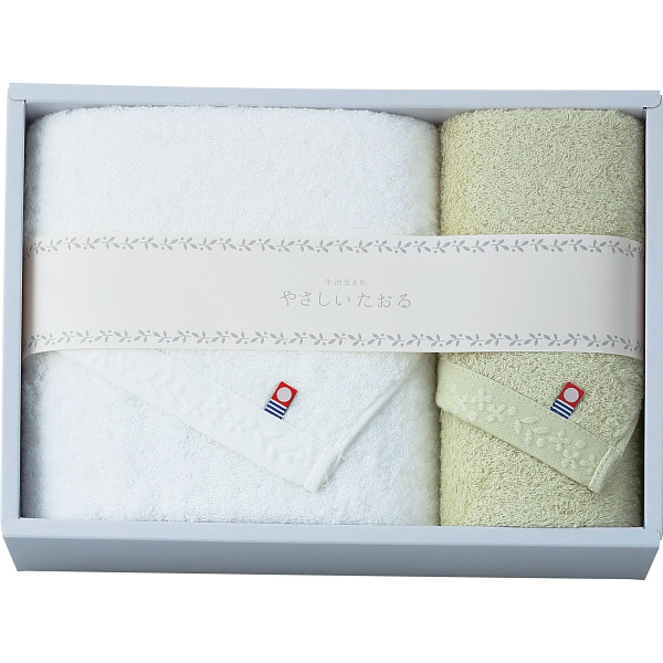 やさしいたおる　バス・フェイスタオルセット　C