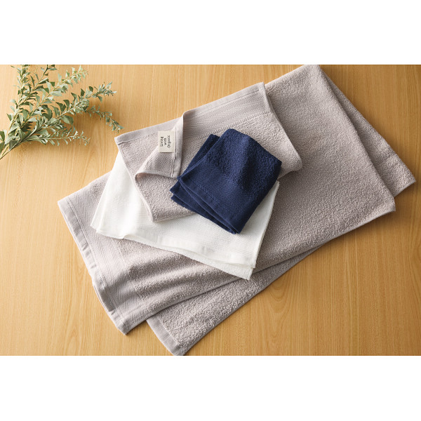 リビングウィズオーガニック　フェイス・ウォッシュタオルセット