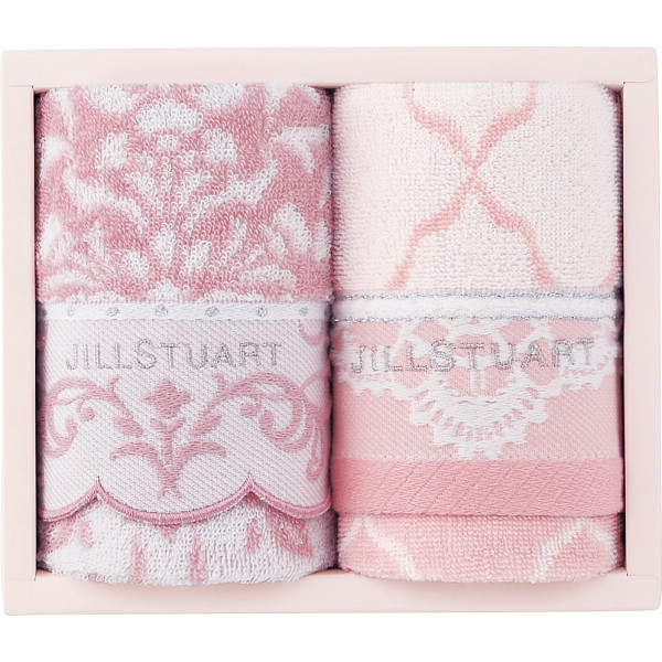 ジルスチュアート　ブルームオーナメント　フェイスタオル２枚セット