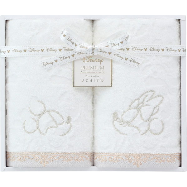 ディズニー　プレミアム　フェイスタオル２枚セット　B
