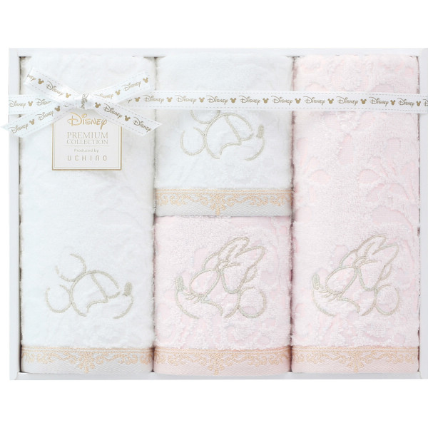 ディズニー　プレミアム　フェイス・ゲストタオルセット　A