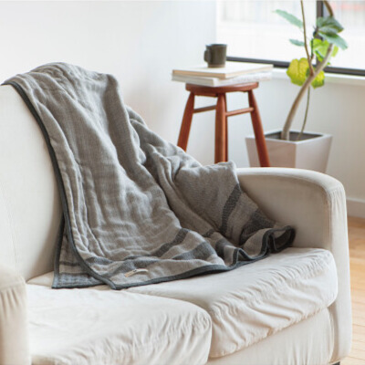 アーバンリサーチ　国産五重織ガーゼひざ掛け