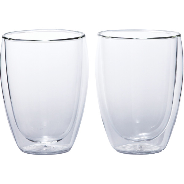 ボダム　パヴィーナ　ペアダブルウォールグラス