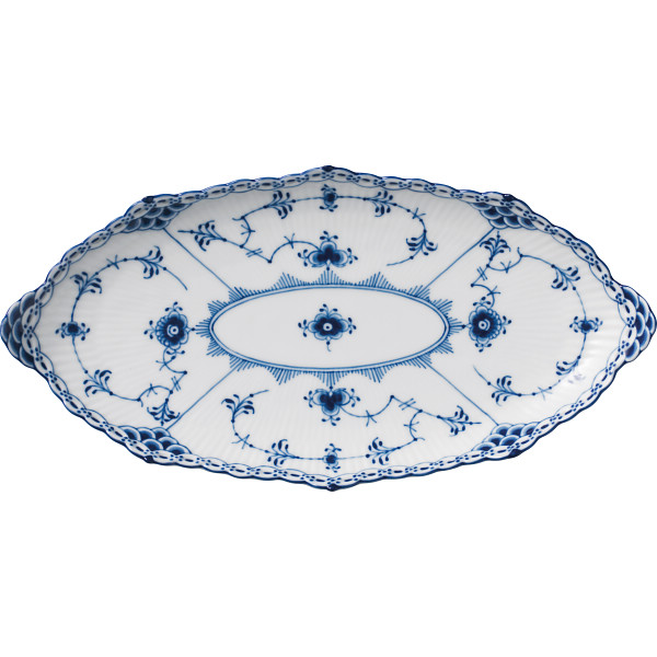 ロイヤル　コペンハーゲン　ブルーフルーテッド　ハーフレース　ピックルディッシュ