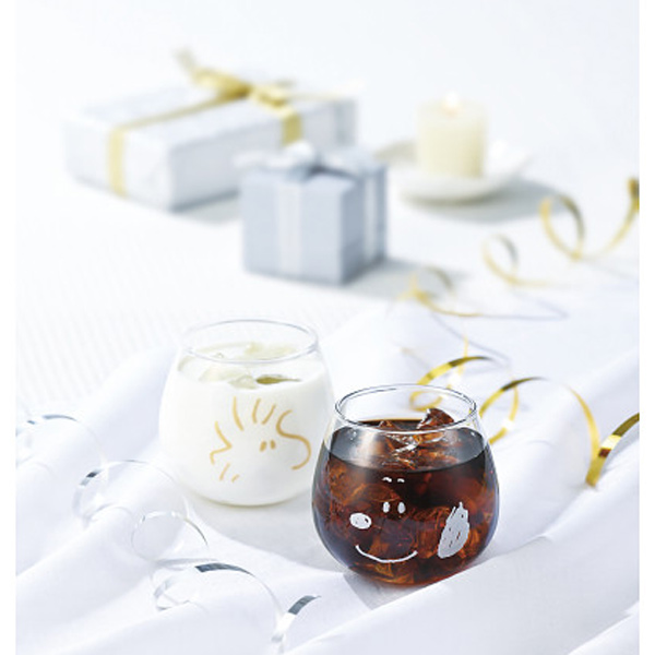 スヌーピー＆ウッドストック　ゆらゆらペアタンブラーセット