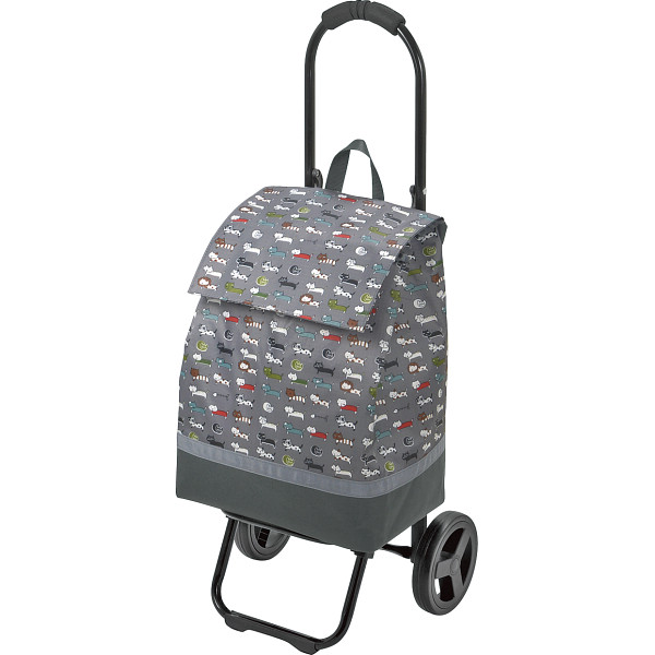 ネコ柄ショッピングカート　A