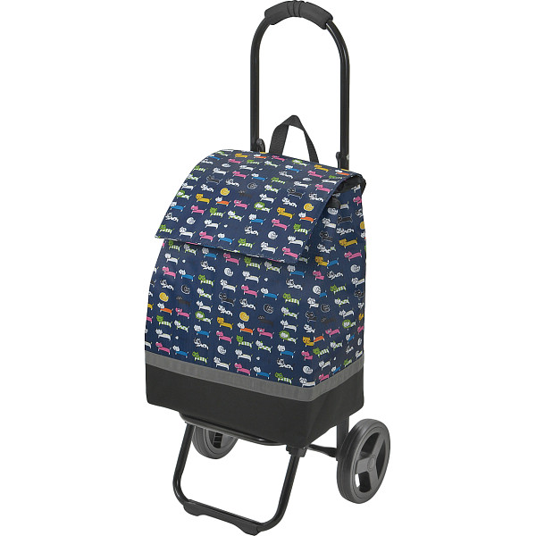 ネコ柄ショッピングカート　C