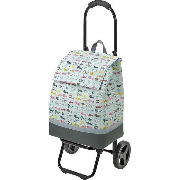 ネコ柄ショッピングカート　D