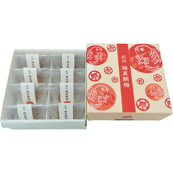 岩谷　紀州　梅真鯛梅（８個）