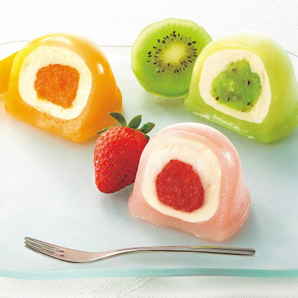 凍らせて食べるなめらかクリームのフルーツ大福