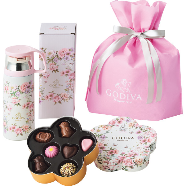5/17まで申し込み可　【母の日専用】ゴディバ　マザーズデースペシャルギフト　チョコレート＆ボトルセット