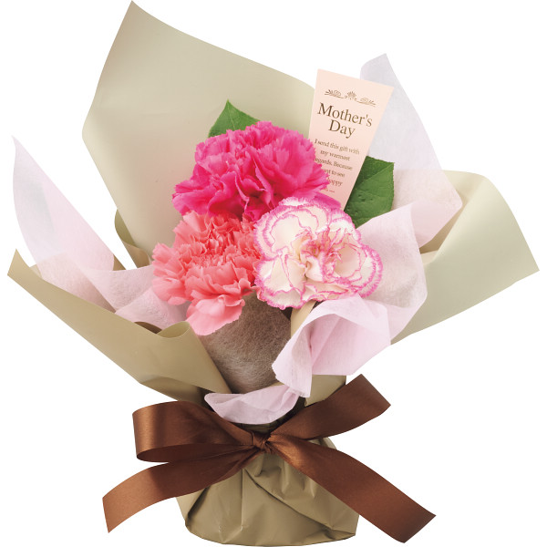 5/17まで申し込み可　【母の日専用】アンリ・シャルパンティエフィナンシェとスタンディングブーケのセット