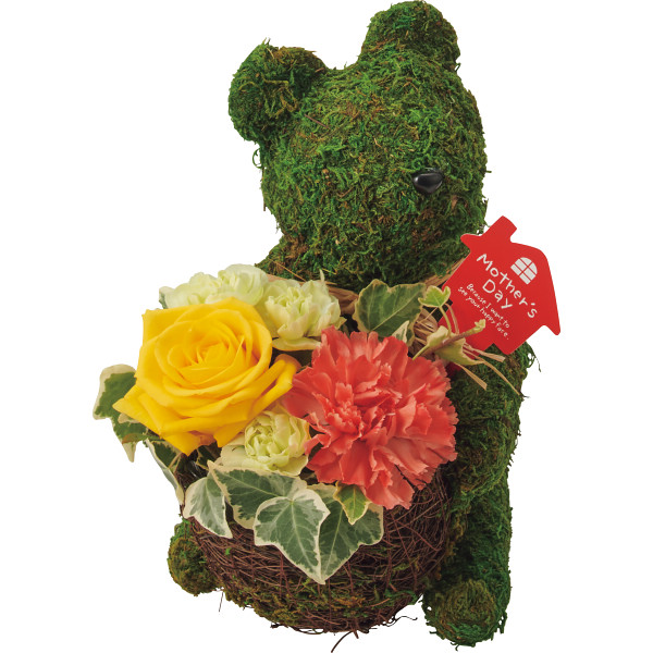 5/17まで申し込み可　【母の日専用】モスベアー・アレンジ