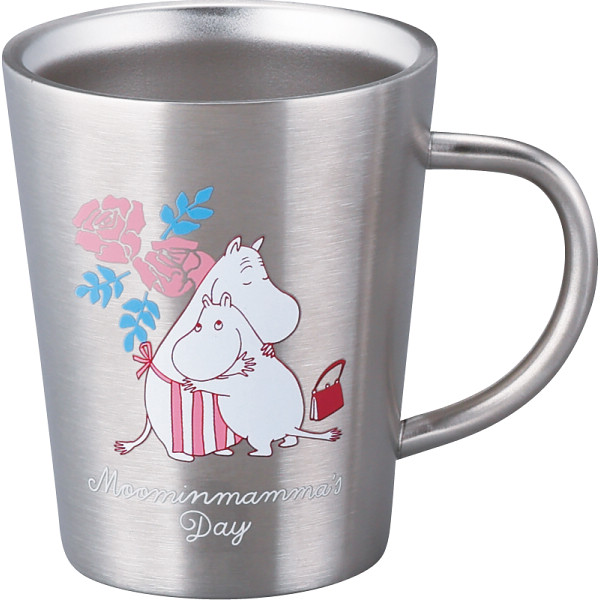 5/17まで申し込み可　【母の日専用】ムーミン　Ｍｏｏｍｉｎｍａｍａ’ｓＤａｙ　二重マグ