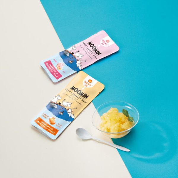 5/17まで申し込み可　【母の日専用】ムーミン　凍らせて食べるフルーツシャーベットゼリー（４個）