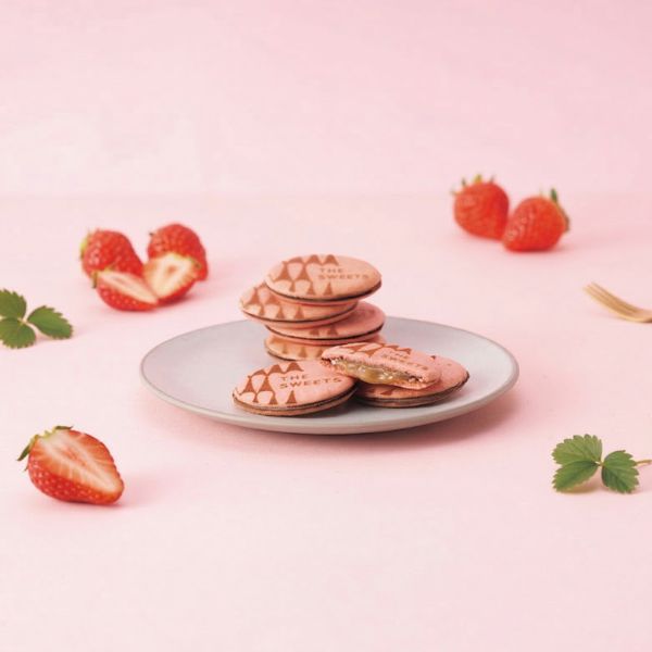 5/11まで申し込み可　【母の日専用】ザ・スウィーツ　苺キャラメルサンドクッキー（１２個）