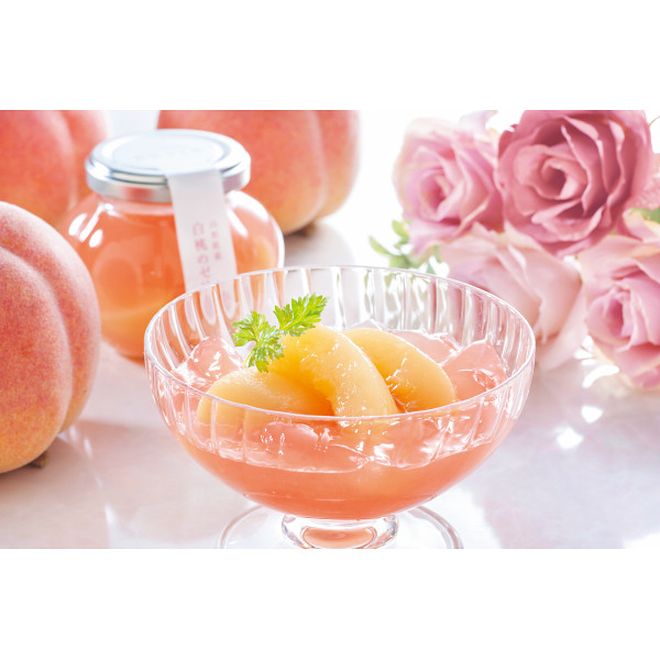 5/17まで申し込み可　【母の日専用】銀座トトキ監修　山形県産白桃のゼリー（５個）