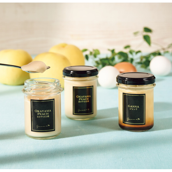 5/17まで申し込み可　【母の日専用】おかやま白桃と人気ジャンナプリンセット