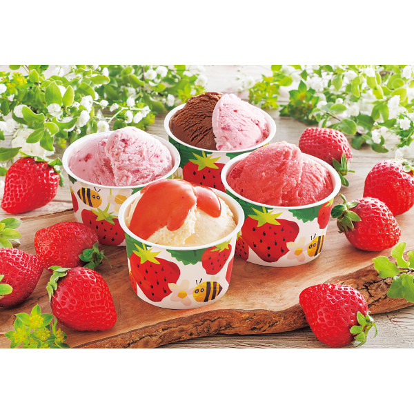 5/17まで申し込み可　【母の日専用】博多あまおうのこだわりアイス（７個）