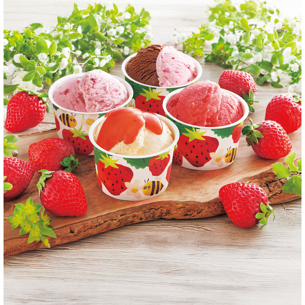 6/21まで申し込み可　【父の日専用】博多あまおうのこだわりアイス（７個）