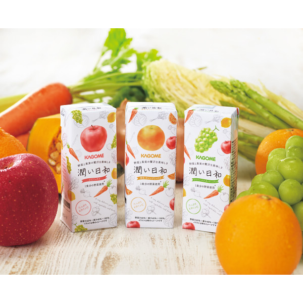6/21まで申し込み可　【父の日専用】カゴメ　潤い日和（９本）